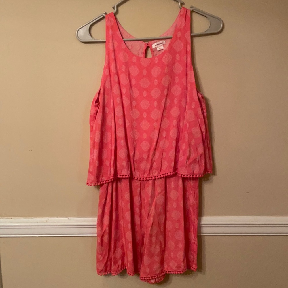 Pink romper size XL
